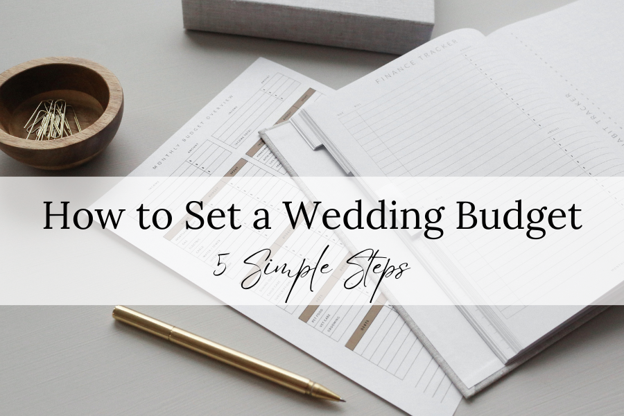 how to set a wedding budget