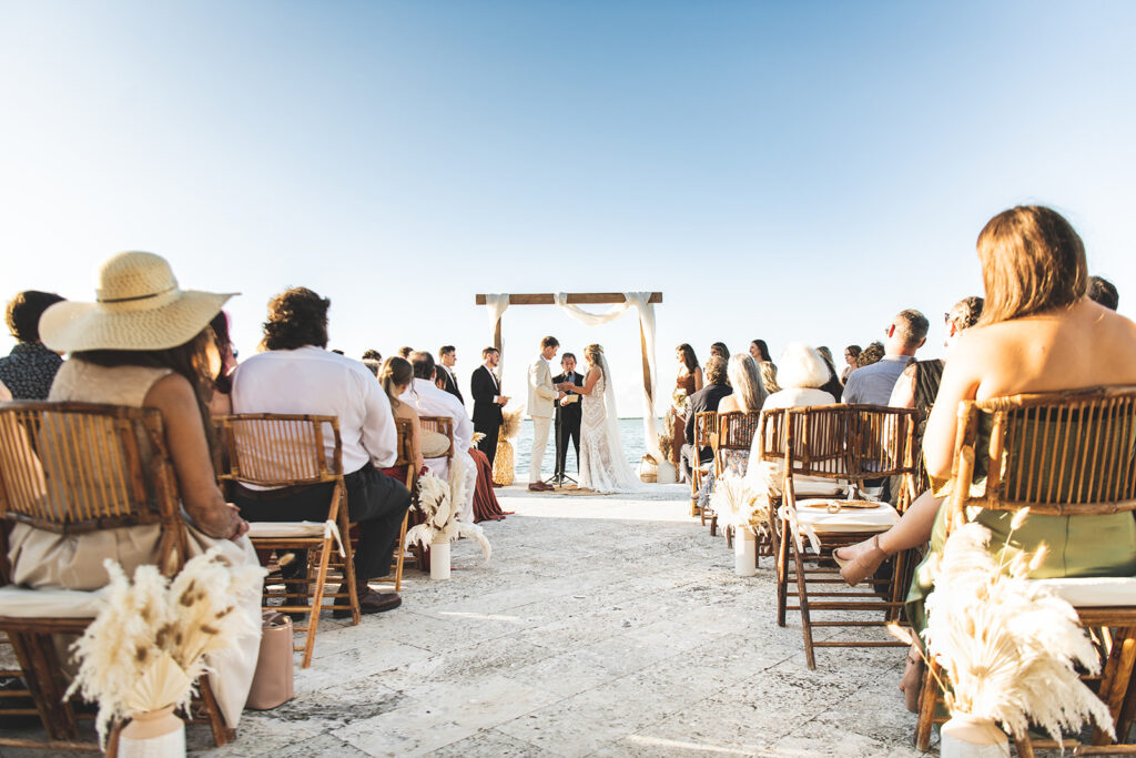 DIY boho wedding decor ceremony